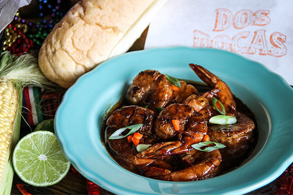 Dos Bocas - Napoleon Style Cajun Shrimp