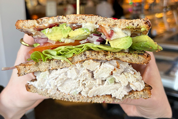 chicken salad sandwich at corner cafe | 3070 Piedmont Rd NE, Atlanta, GA 30305