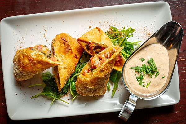 Cajun eggrolls from Hugo's in Roswell.