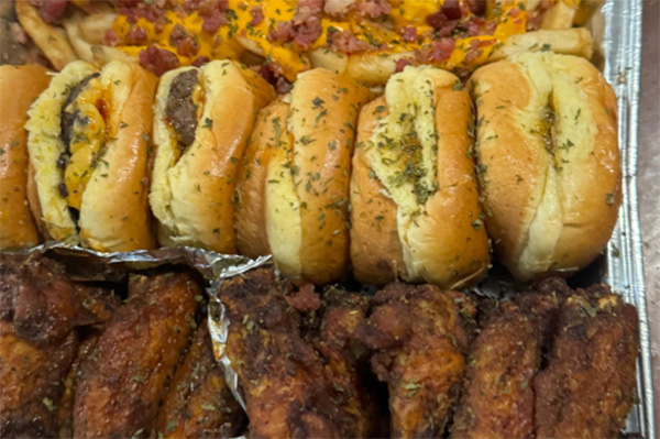 wings and sliders from lost in the souse | 5309 Old National Hwy, College Park, GA 30349