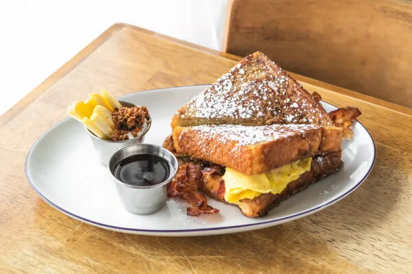 Vanilla-Rum French Toast Sandwich from Petit Marche in Kirkwood - 1984 Hosea L Williams Dr NE Ste. A, Atlanta, GA 30317