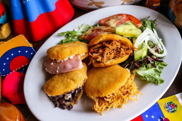 Arepas from Arepita Cafe in Johns Creek.