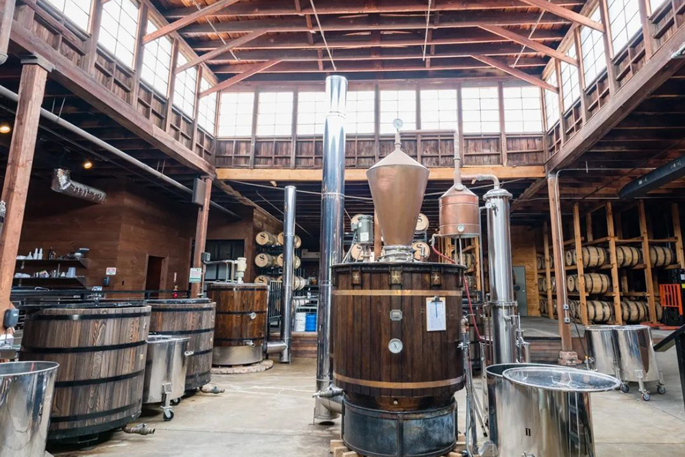 The distillery at Swamp Fox Distilling Company - 110 McDuffie St, Buena Vista, GA 31803