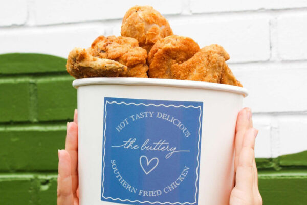 A bucket of fried chicken from The Buttery - 2137 Manchester St NE, Atlanta, GA 30324