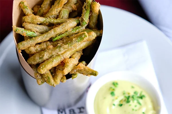 asparagus fries from Marlowe tavern 