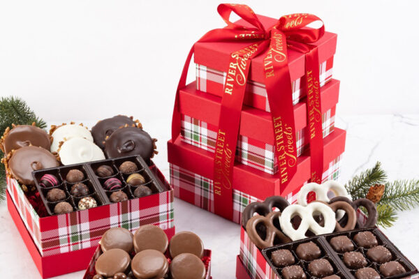 Chocolate boxes from River Street Sweets - 455 Legends Pl Suite 854, Atlanta, GA 30339