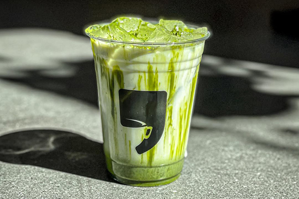 Cafe Comma - Iced Matcha Latte |  3621 Vinings Slope SE Suite 4150, Atlanta, GA 30339